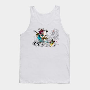 SKATING BLOODY RABBIT 022 Tank Top